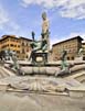 Ammannati: fuente de Neptuno, Plaza de la Signoria (Piazza della Signoria) Florencia