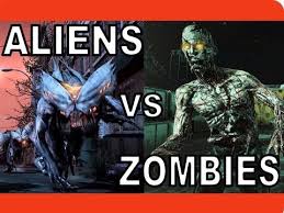 Resultado de imagen de alien vs zombie